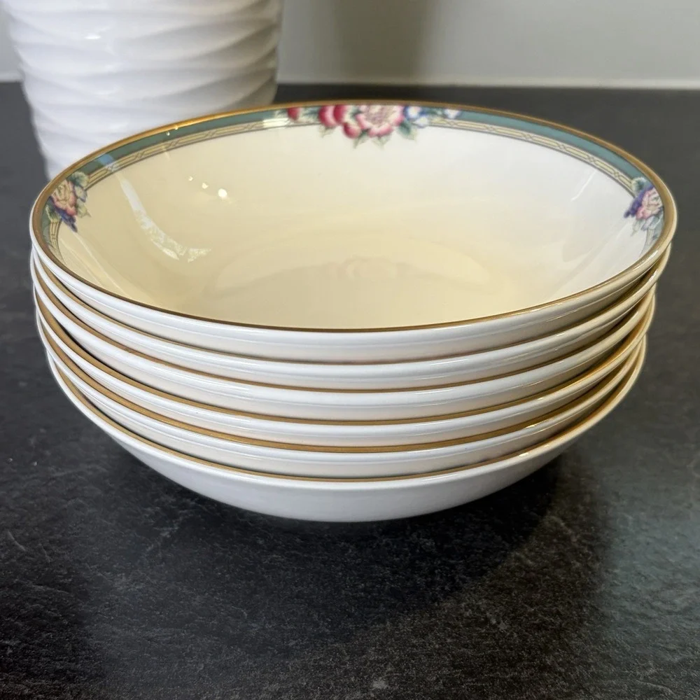 6- Royal Doulton ORCHARD HILL Bone China LARGE 7